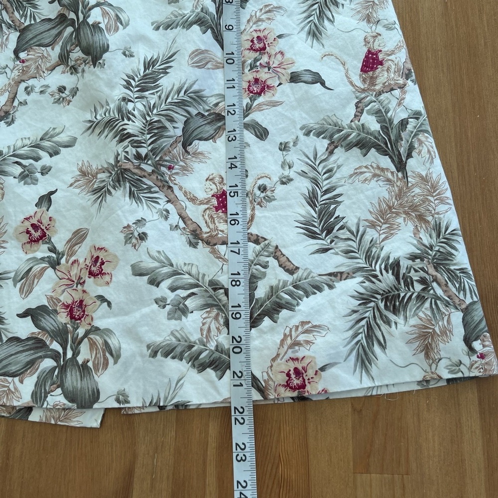 Vintage Talbots Skirt Size 4 Monkeys Jungle Lined Cotton USA MADE A Line Cute - Picture 14 of 15